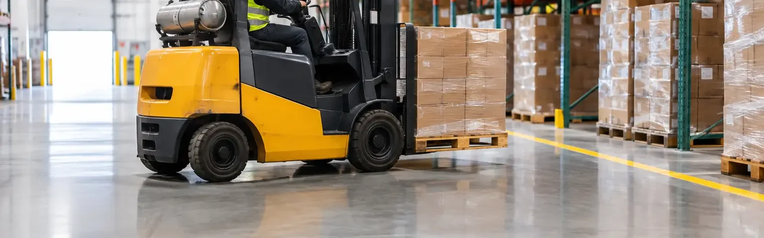 Forklift Traffic Floor Coating That Holds Up