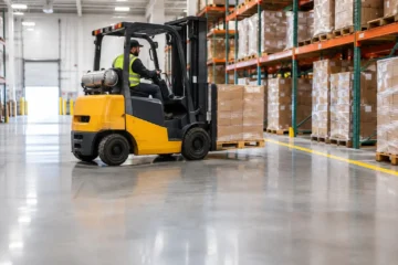 Forklift Traffic Floor Coating That Holds Up
