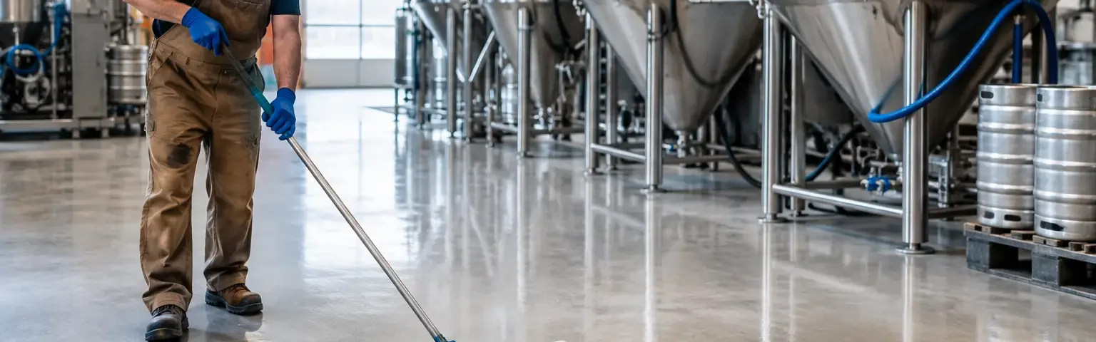 A Brewery Floor Renovation Example That Holds Up